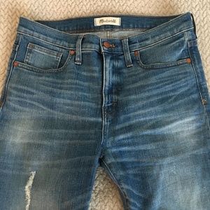 Madewell 9" High Rise Skinny Jeans Size 29